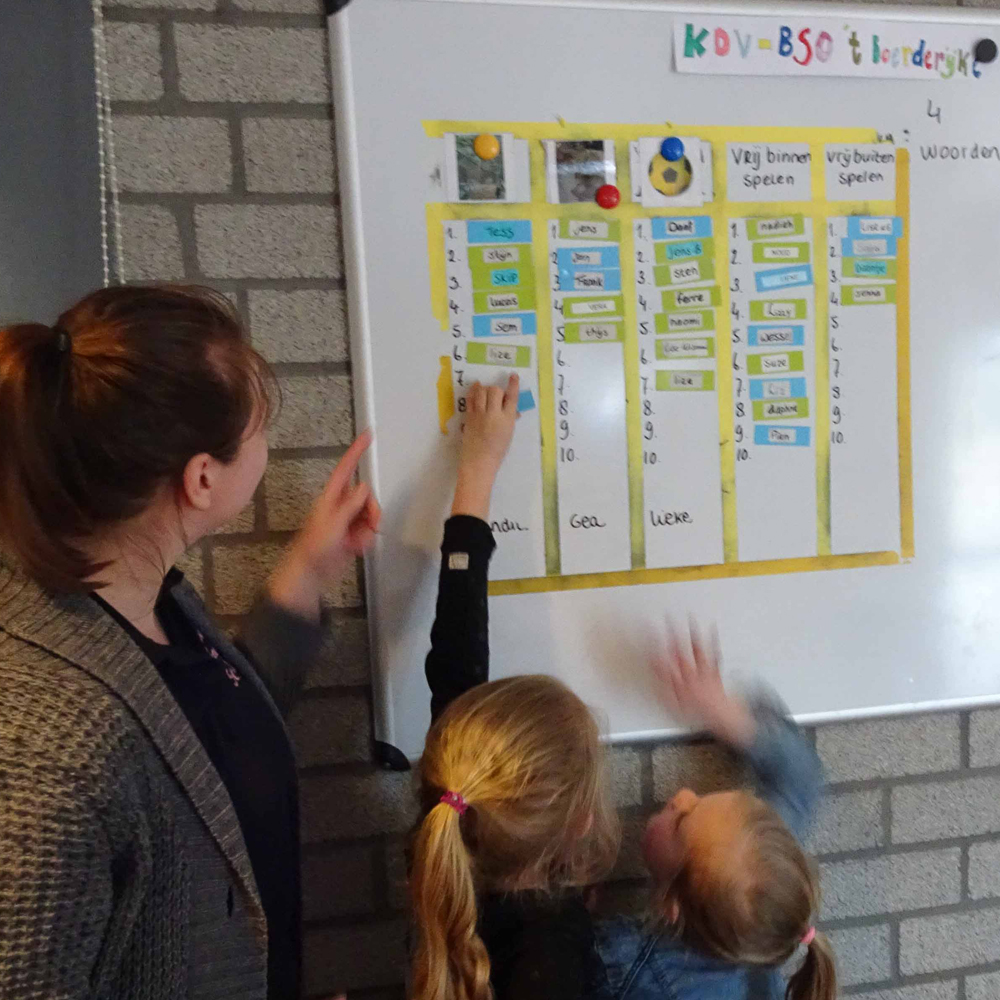 Begin van de dag bij kinderdagverblijf