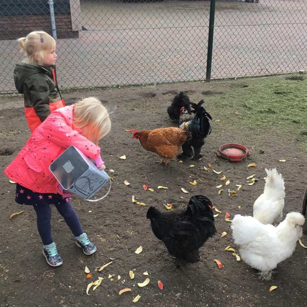 Begin van de dag bij kinderdagverblijf