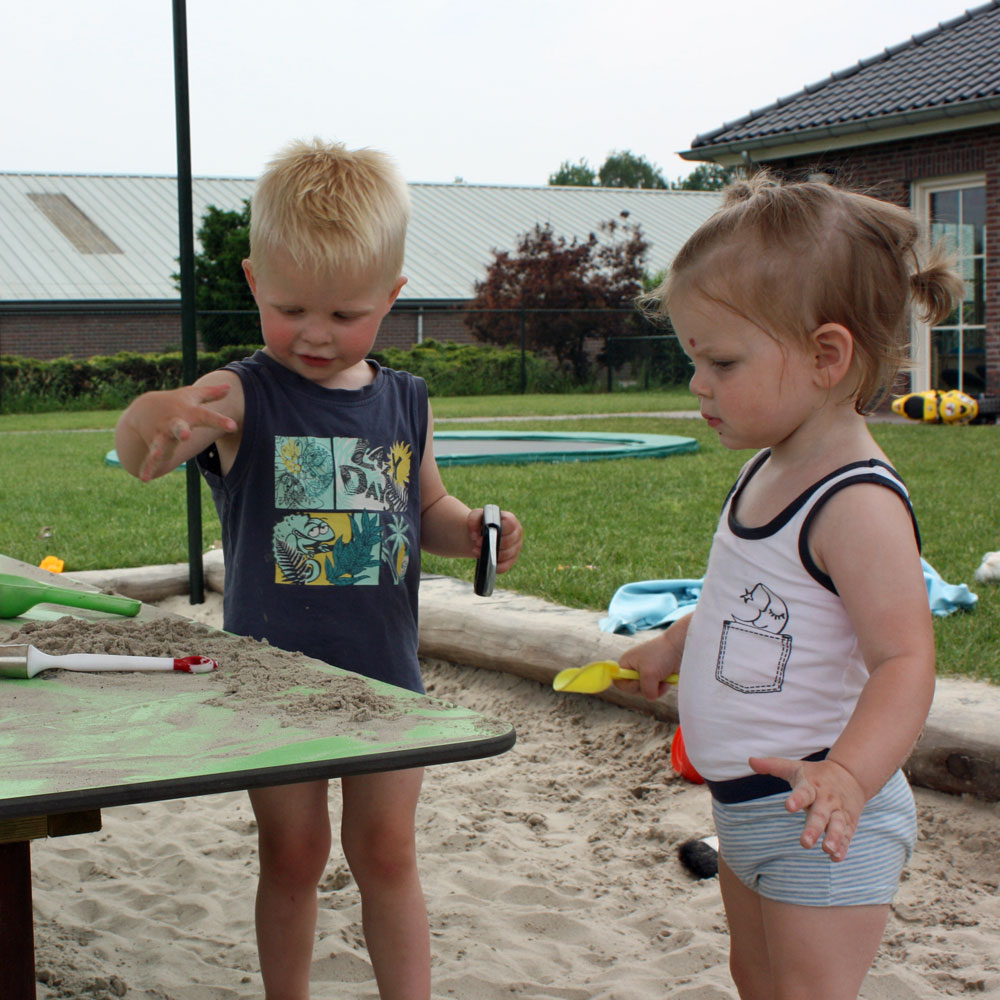 Begin van de dag bij kinderdagverblijf